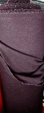 Italian heavy Plum purple wool /cashmere fabric for suits, coats 150cm wide