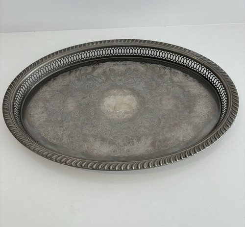 Large vintage silver - large, plated