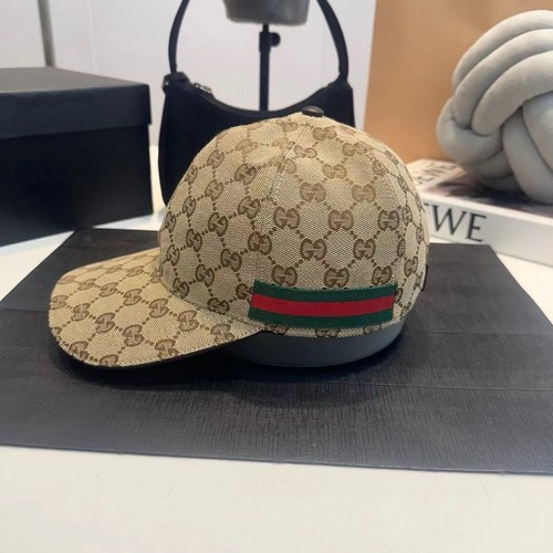 Gucci hat monogram - monogram, beige