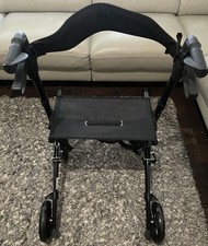 Helavo Foldable Rollator with Seat H1011 Wheelchair And Walker 2 In 1