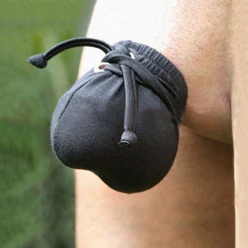 Mens penis sheath cover bag - up,