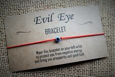 Red String Wish Bracelet against Evil Eye / Lucky Kabbalah Good Fortune Talisman