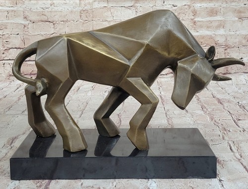 Hand made abstract bull - bull, modern