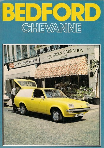 Bedford chevanne van 1977 1978 - bedford, 1977-1978