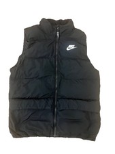 Nike Puffer Gilet Body Warmer Black Youth/Junior Boys Size/ S 128-137cms