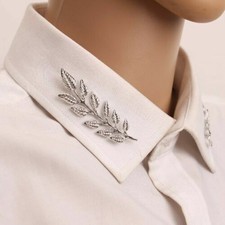 Leaf Shirt Suit Collar Pin