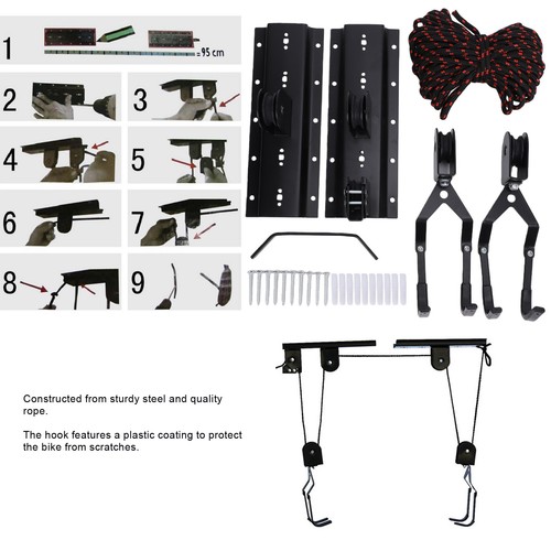 Bike hoist heavy duty ceiling - bike,