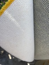 7m x90cm LightWhite Carpet Offcut Remnant Ideal for Stairs Hallway Rugs Carpet