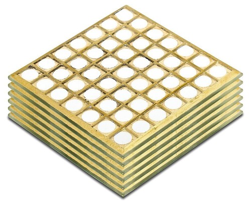 Mosaic glass coasters set 6 - mosaic, of