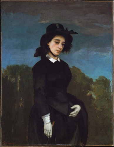 Gustave courbet woman in - courbet, a
