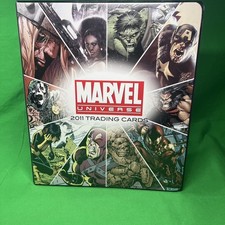 Marvel Trading Card  Binder Set  2011 With Insert
