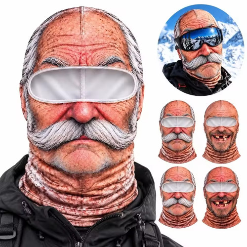 Funny face ski mask - funny,