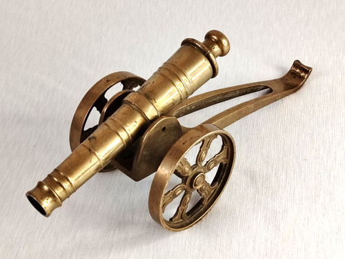 Vintage solid brass - vintage, cannon