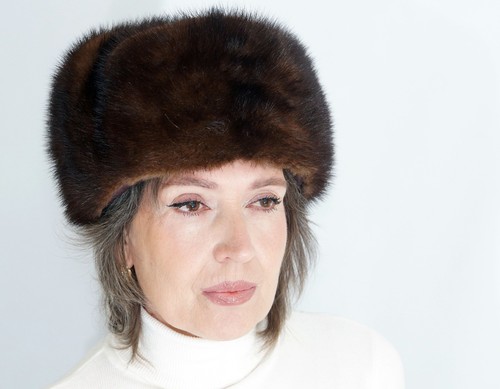 Vintage mink fur hat - vintage,