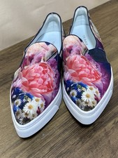 Ted Baker Floral Slip-On Sneakers Multicolor EU 37/UK 4 Women’s Shoes New