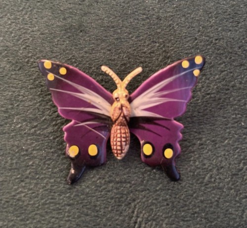 Vintage purple enamel