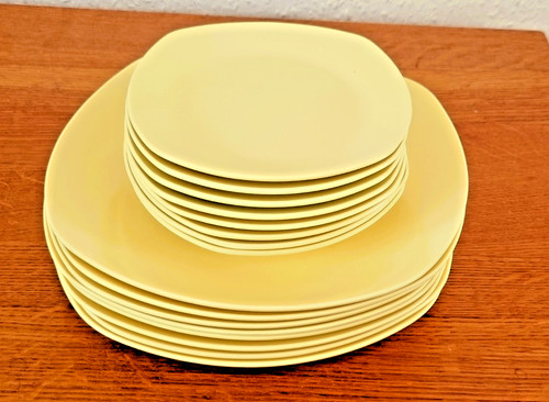 Vintage melamine sunny yellow - melamine,