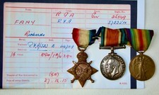 Ww1 medal star trio - medal, 14/15