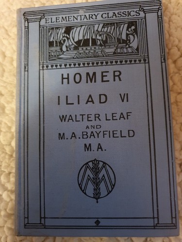 Homer iliad 1937 macmillan - vi,