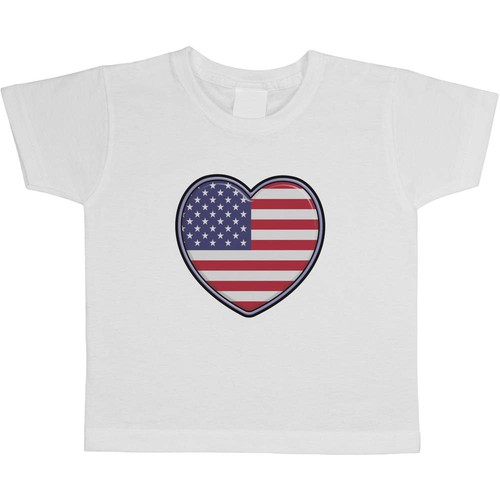 American flag heart kids - 'american,