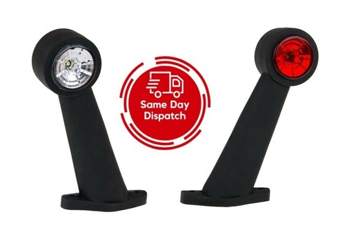 Red white led stalk side - white,