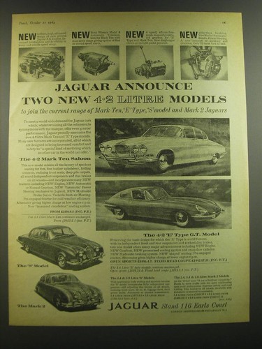 1964 jaguar 2 - 1964, ad