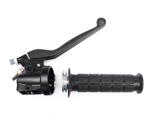 Throttle grip with - grip,