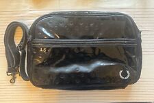 Fred Perry Laurel Wreath L1116 Polka Dot Emboss Shoulder Bag Black