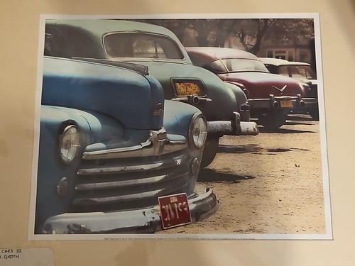 Cuban cars iii print j - cuban, c