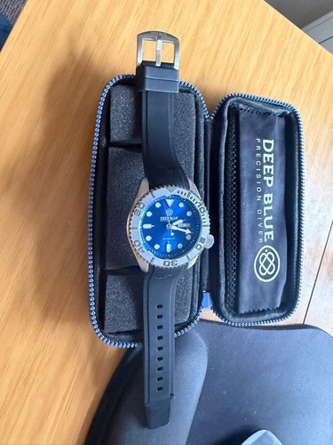 Divers watch deep blue - watch, 46mm