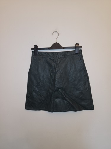 Zara dark green line faux - zara, a