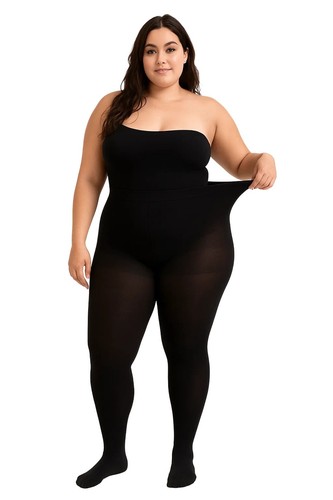Plus size microfibre opaque - plus,