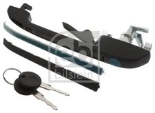 Door handle Left black 15432