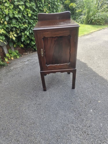 Victorian mahogany pot - mahogany,