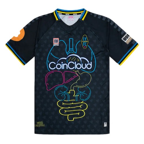 Men football shirt - black, las