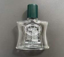 EMPTY - Brut Men’s 100ml Après-Rasage Empty Glass Bottle. 