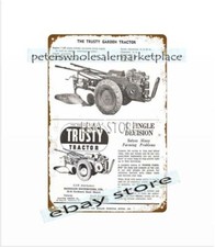 1950 Trusty tractor farming