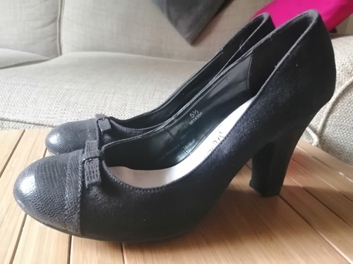 Black stylish heels bn - black,