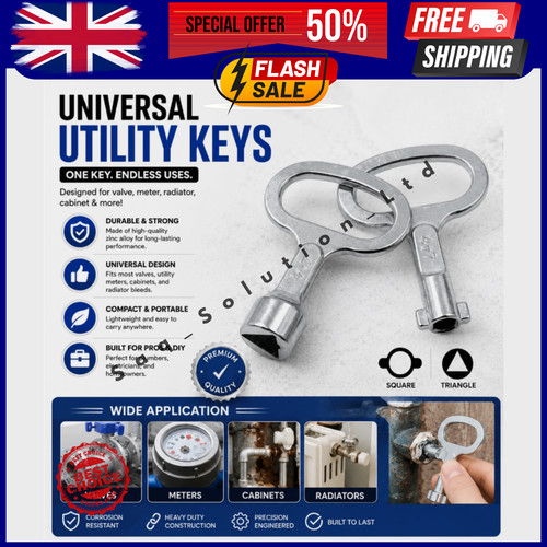 Universal utility key - universal, triangle