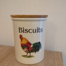 Vintage Cloverleaf Biscuit Barrel/Storage Jar From The Farm Animals Range
