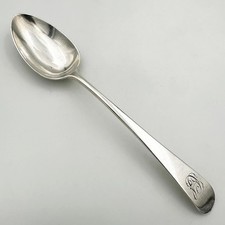 DESSERT SPOON STERLING SILVER GEORGE III LONDON 1806 THOMAS WALLIS II