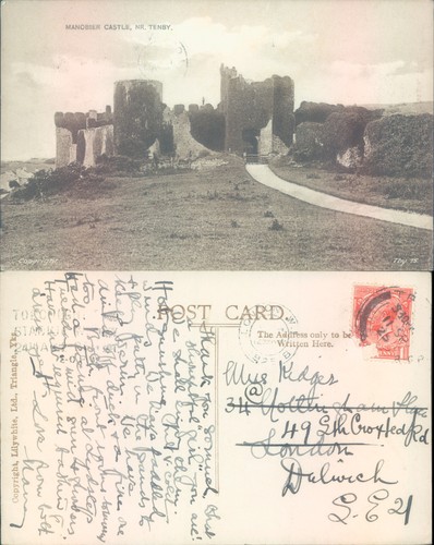 Manorbier castle tenby - manorbier,