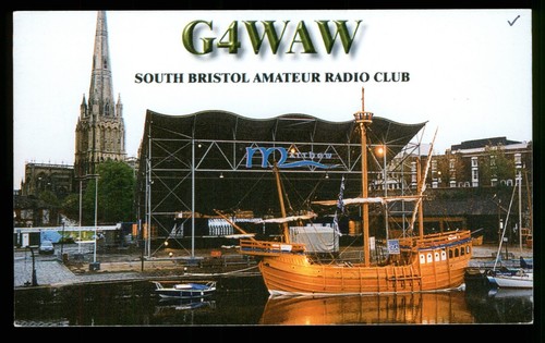 Qsl radio card g4waw south - qsl,
