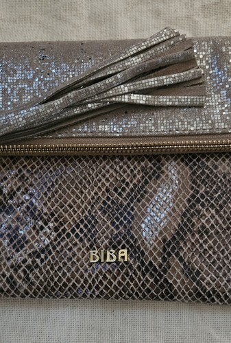 Biba taupe gold snake - biba, taupe/gold