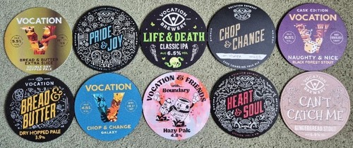 Ten vocation brewery real ale - ten,
