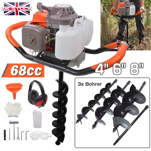 68cc petrol earth - 68cc, auger