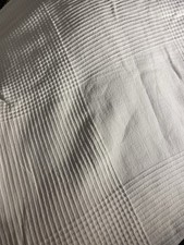 White Linen Bedspread Double