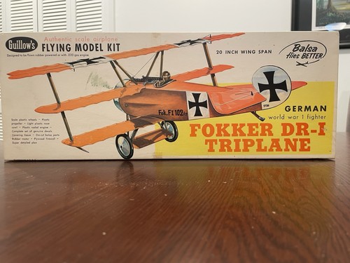 Vintage~Guillow’s~Fokker