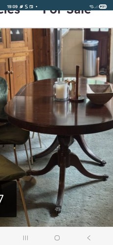Circa 1950s antique mahogany - antique,