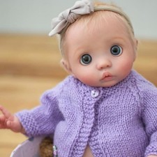 16" Painted Reborn Baby Doll
